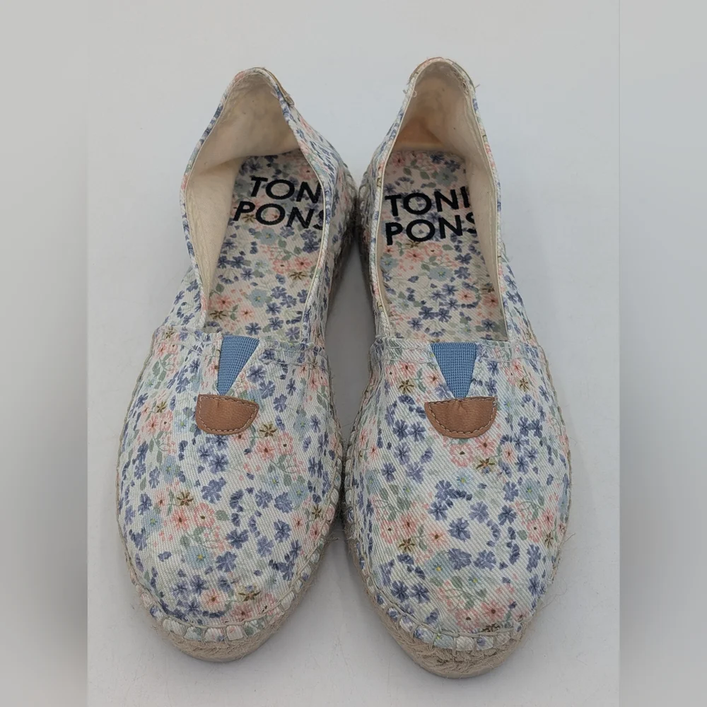 New Toni Pons Floral Ease Sz 5 Espadrilles Flats Slip-On